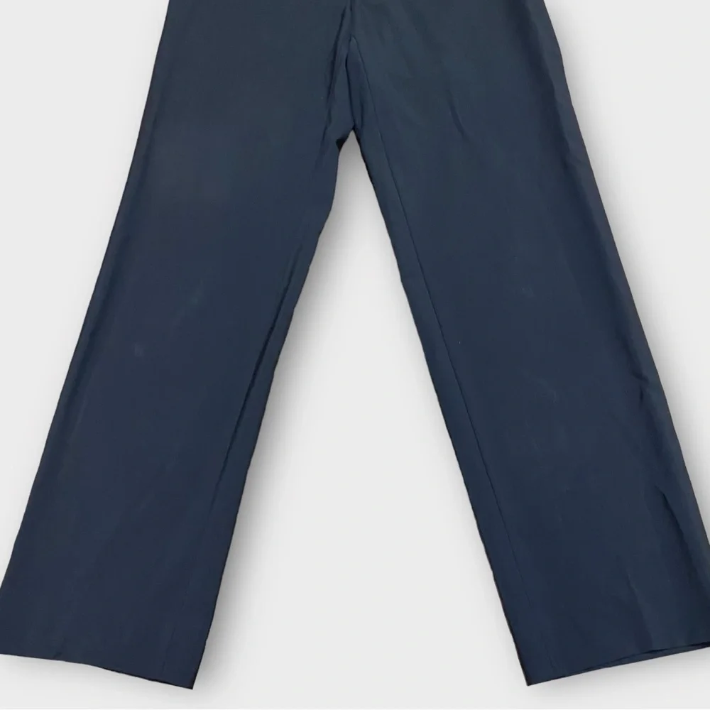 Boss Hugo Boss Men’s Dress Pants Size 33R Custom Made Flat Front Black Designer